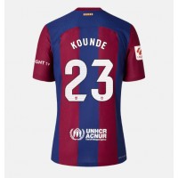 Dres Barcelona Jules Kounde #23 Domaci za Žensko 2023-24 Kratak Rukav